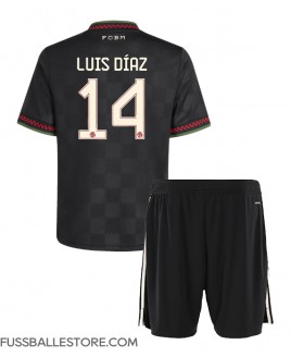 Günstige Bayern Munich Luis Diaz #14 3rd trikot Kinder 2025-26 Kurzarm (+ Kurze Hosen)